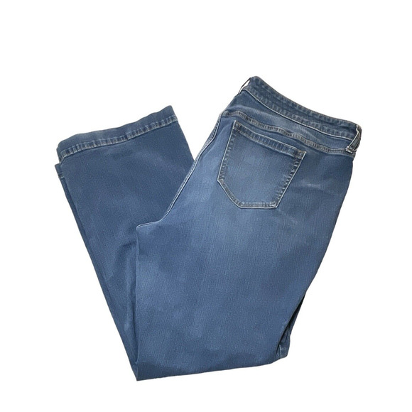 Torrid Mid-Rise Flare Jeans 22R Womens Distressed Button Fly Vintage Stretch - Picture 2 of 10